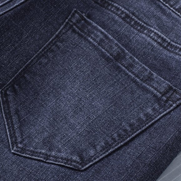 Button Fly Raw Hem Flared Jeans with Pockets - Picture 10 of 14